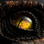 The Lost World: Jurassic Park Replica Bust Male Velociraptor Eye Prop 23 cm