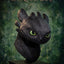How to Train Your Dragon Life Size Bust Toothless 66 cm