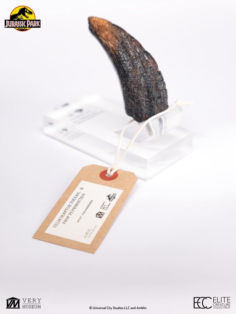 Jurassic Park 1/1 Replica Velociraptor Toenail Type A 11 cm