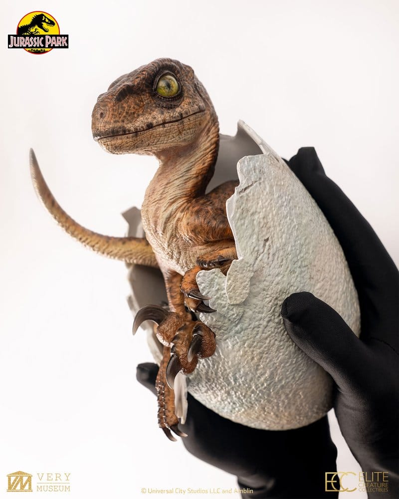 Jurassic Park Replica Bust Velociraptor Hatching Egg 24 cm