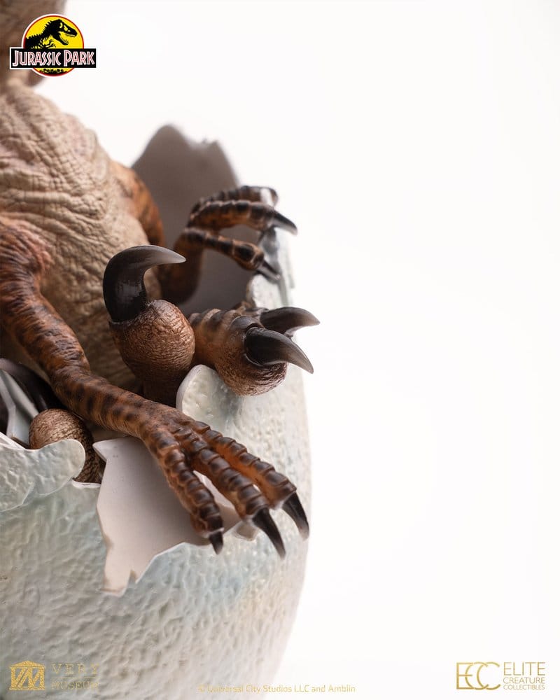 Jurassic Park Replica Bust Velociraptor Hatching Egg 24 cm
