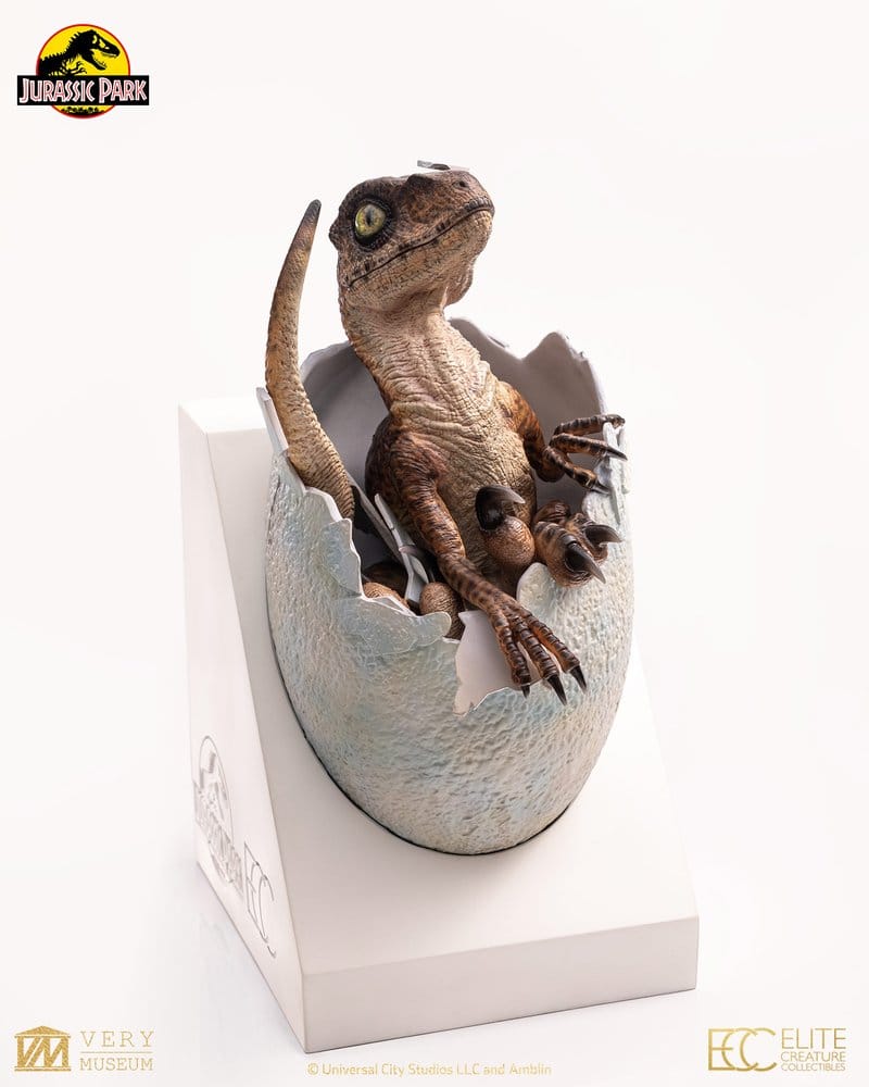 Jurassic Park Replica Bust Velociraptor Hatching Egg 24 cm