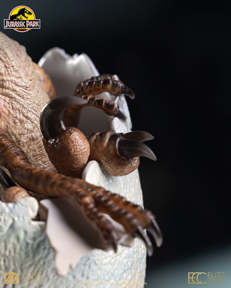 Jurassic Park Replica Bust Velociraptor Hatching Egg 24 cm