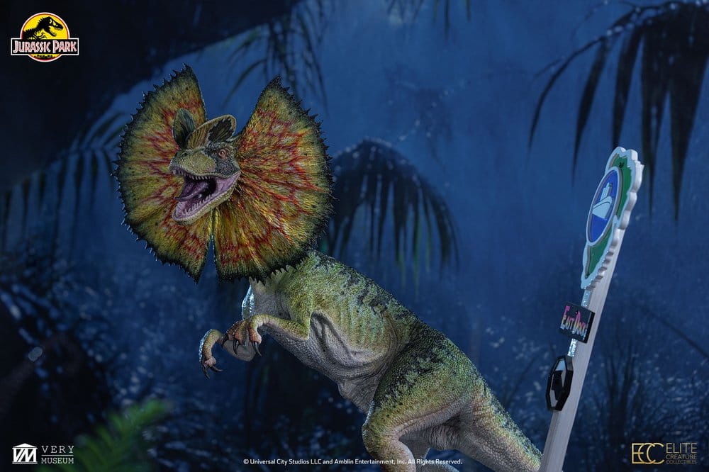 Jurassic Park Maquette 1/3 Dilophosaurus 62 cm
