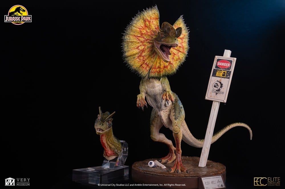 Jurassic Park Maquette 1/3 Dilophosaurus 62 cm