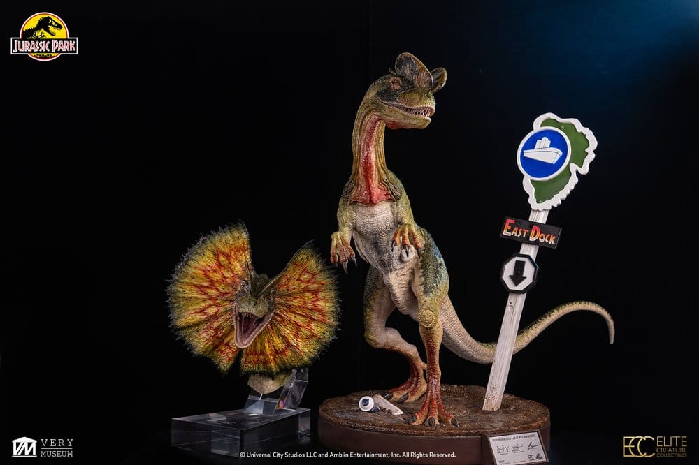 Jurassic Park Maquette 1/3 Dilophosaurus 62 cm