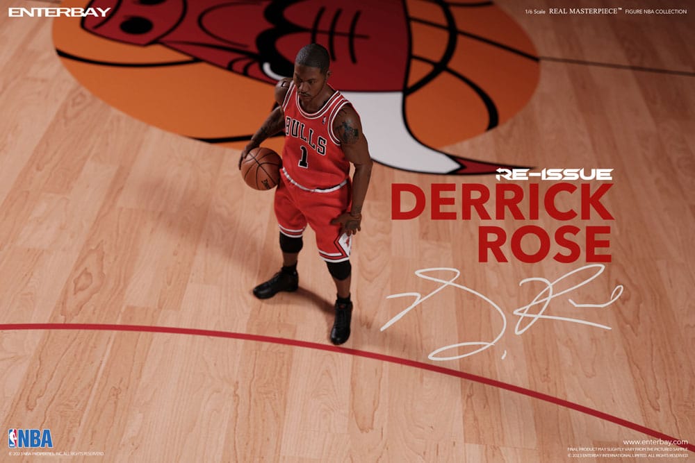 NBA Collection Real Masterpiece Action Figure 1/6 Derrick Rose Limited Retro Edition 30 cm