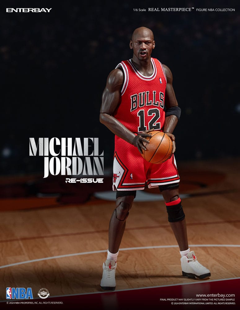 NBA Collection Real Masterpiece Actionfigur 1/6 Michael Jordan I'm Back Edition Limited 30 cm