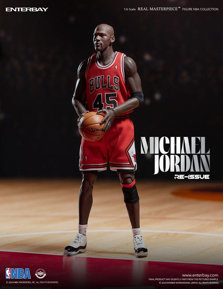 NBA Collection Real Masterpiece Actionfigur 1/6 Michael Jordan I'm Back Edition Limited 30 cm