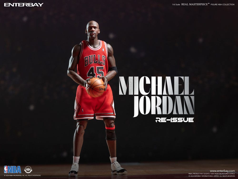 NBA Collection Real Masterpiece Actionfigur 1/6 Michael Jordan I'm Back Edition Limited 30 cm