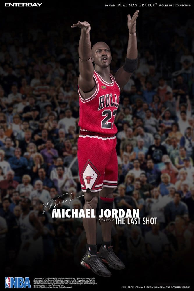 NBA Collection Real Masterpiece Actionfigur 1/6 Michael Jordan Series 2 (Road Jersey Edition) 33 cm
