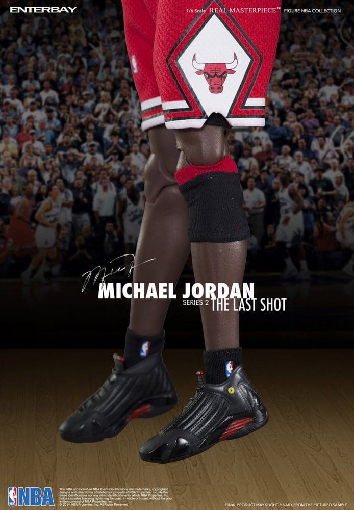 NBA Collection Real Masterpiece Actionfigur 1/6 Michael Jordan Series 2 (Road Jersey Edition) 33 cm
