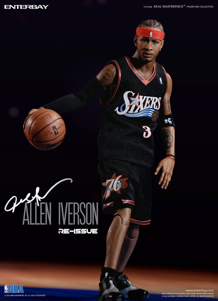 NBA Collection Real Masterpiece Actionfigur 1/6 Allen Iverson Limited Retro Edition 30 cm