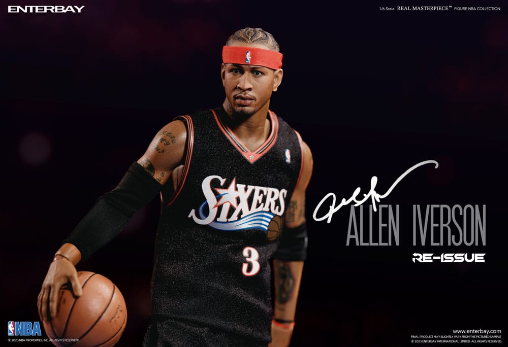 NBA Collection Real Masterpiece Actionfigur 1/6 Allen Iverson Limited Retro Edition 30 cm