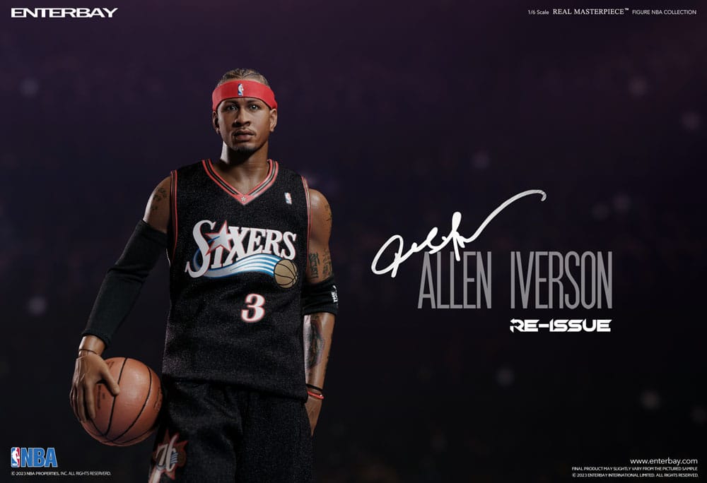 NBA Collection Real Masterpiece Actionfigur 1/6 Allen Iverson Limited Retro Edition 30 cm