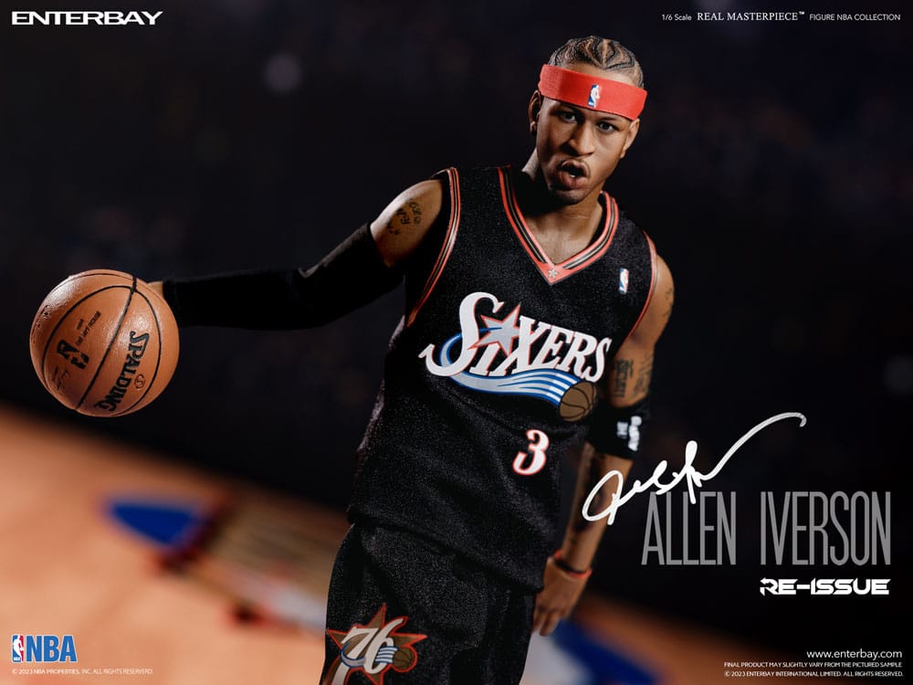 NBA Collection Real Masterpiece Actionfigur 1/6 Allen Iverson Limited Retro Edition 30 cm