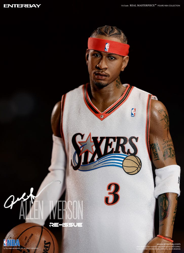 NBA Collection Real Masterpiece Actionfigur 1/6 Allen Iverson Limited Retro Edition 30 cm