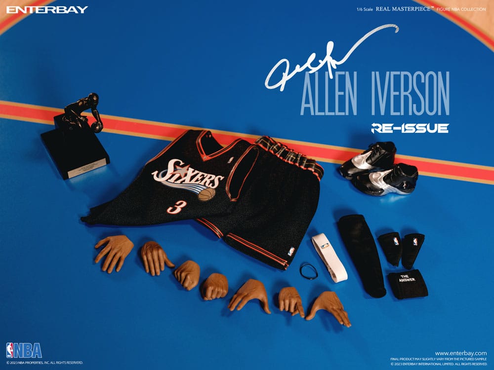 NBA Collection Real Masterpiece Actionfigur 1/6 Allen Iverson Limited Retro Edition 30 cm