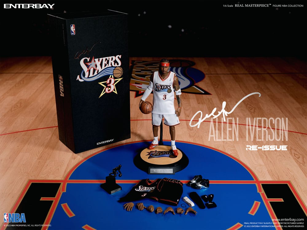 NBA Collection Real Masterpiece Actionfigur 1/6 Allen Iverson Limited Retro Edition 30 cm