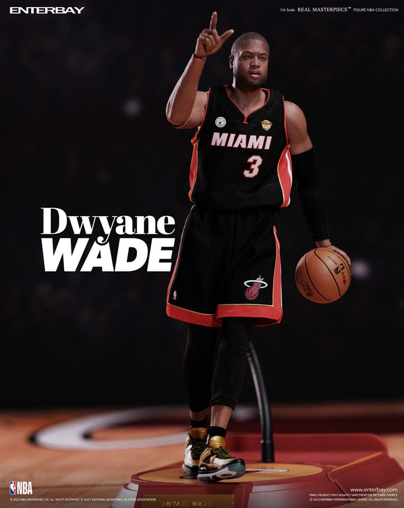 NBA Collection Real Masterpiece Action Figure 1/6 Dwyane Wade 30 cm