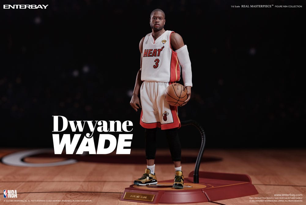 NBA Collection Real Masterpiece Action Figure 1/6 Dwyane Wade 30 cm