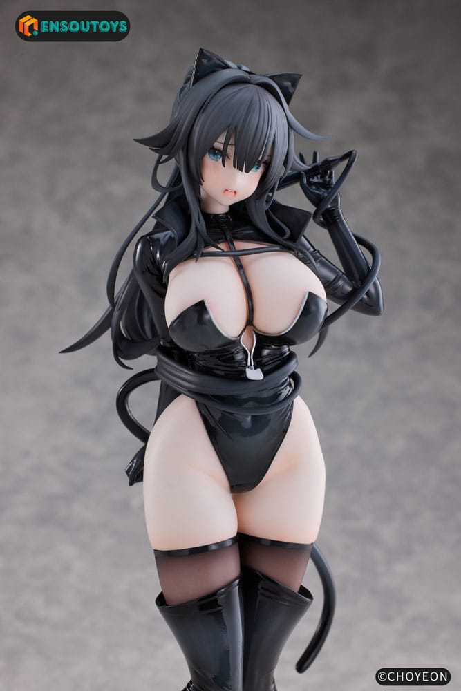 K Pring Original Character Statue 1/6 Cat Woman Happy-chan 27 cm