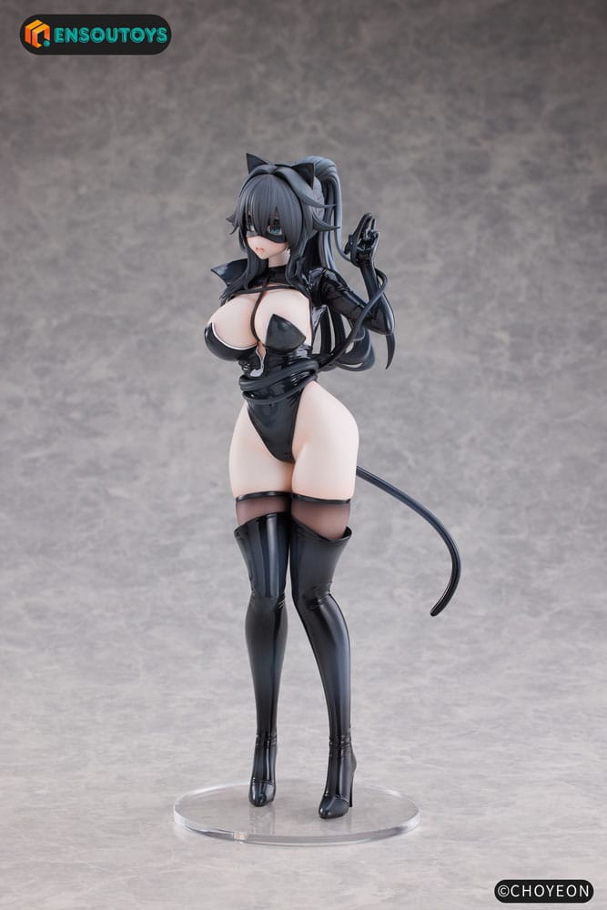 K Pring Original Character Statue 1/6 Cat Woman Happy-chan 27 cm