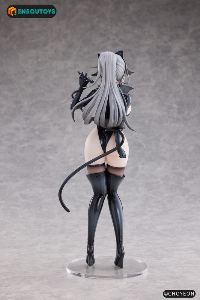 K Pring Original Character Statue 1/6 Cat Woman Happy-chan Different Color Edition 27 cm