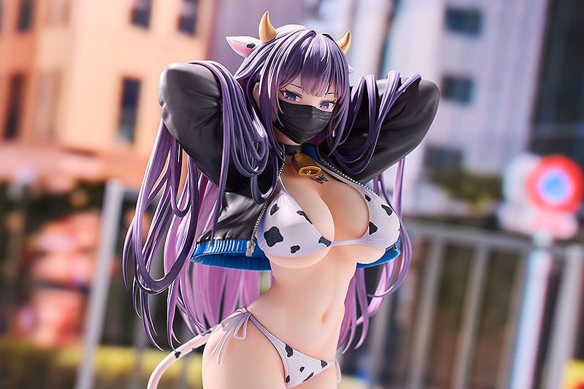 Biya Original Character Statue 1/6 Yuna: Cow Bikini Ver. 26 cm