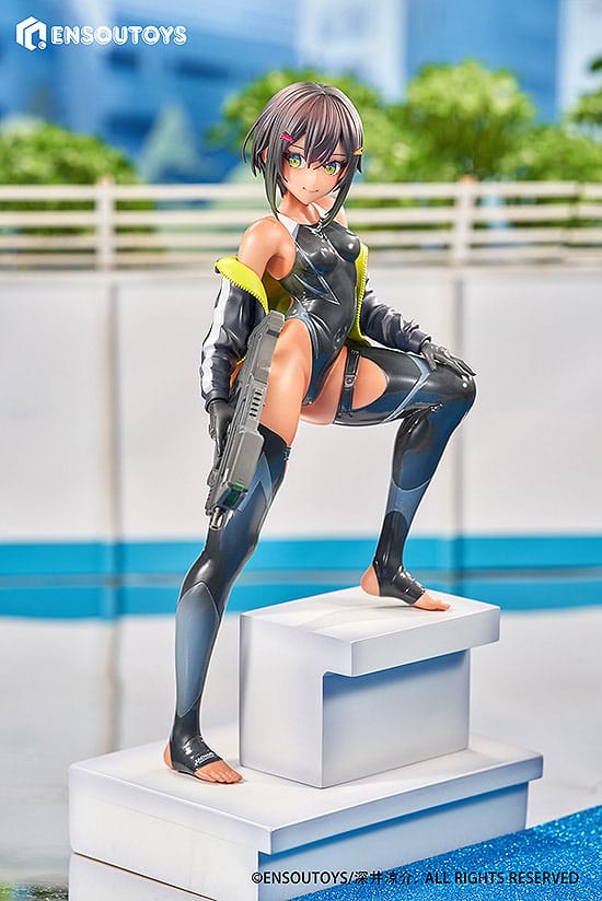 Arms Note Statue 1/7 Swim Team Bucho-chan 22 cm