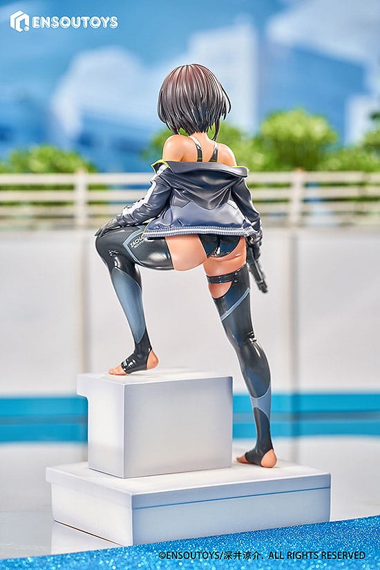 Arms Note Statue 1/7 Swim Team Bucho-chan 22 cm