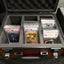 Evoretro Trading Card Suitcase Silver/Gray Small