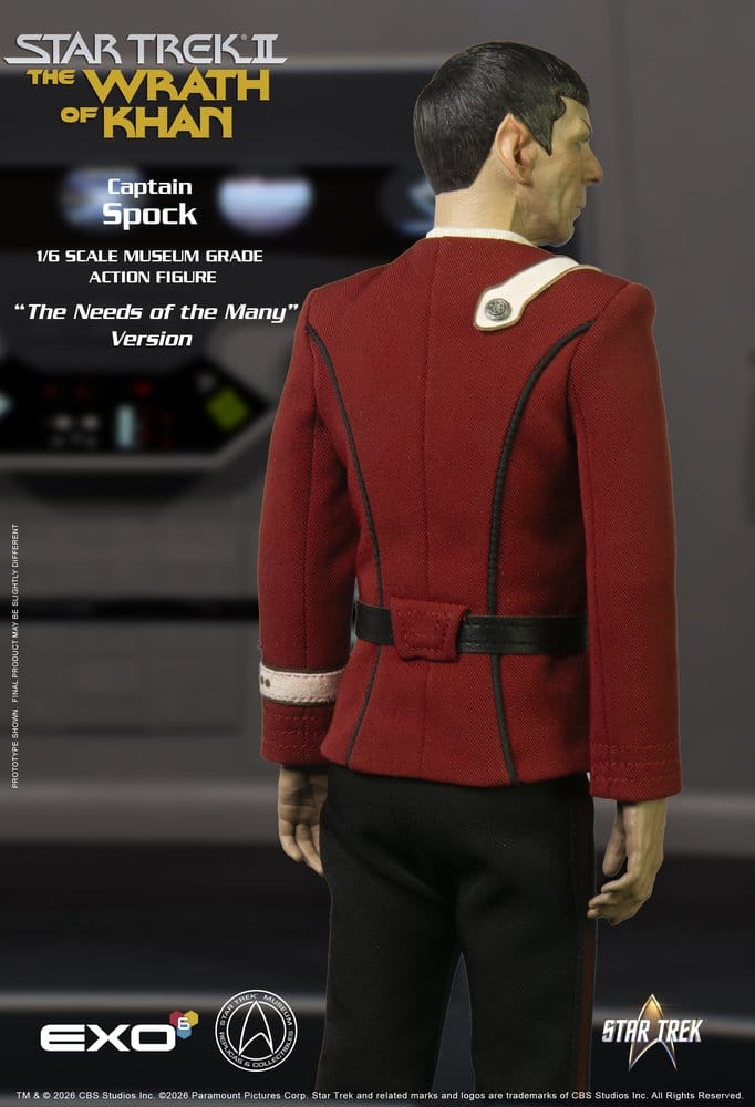Star Trek: The Wrath of Khan Action Figure 1/6 Captain Spock Needs of the Many Version 30 cm