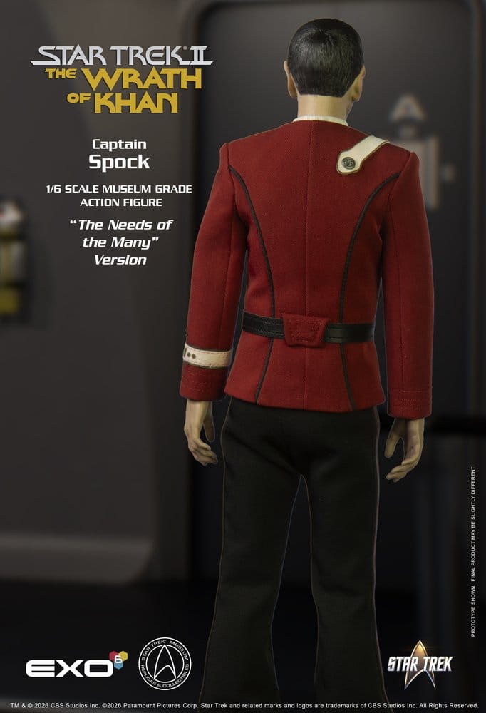 Star Trek: The Wrath of Khan Action Figure 1/6 Captain Spock Needs of the Many Version 30 cm