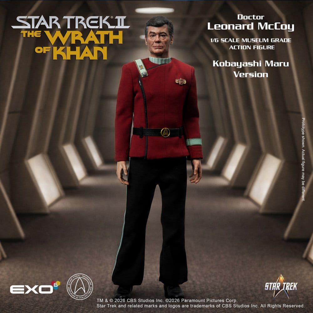 Star Trek II: The Wrath of Khan Action Figure 1/6 Dr. Leonard McCoy Kobayashi Maru Version 30 cm