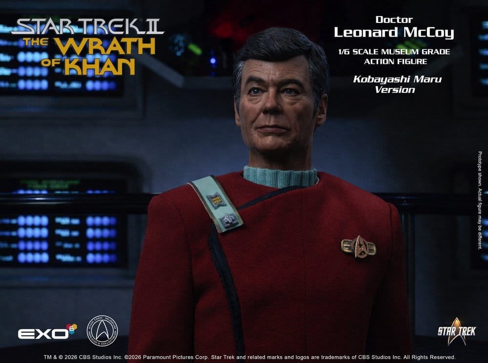 Star Trek II: The Wrath of Khan Action Figure 1/6 Dr. Leonard McCoy Kobayashi Maru Version 30 cm