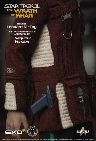 Star Trek II: The Wrath of Khan Action Figure 1/6 Dr. Leonard McCoy Regula I Version 30 cm