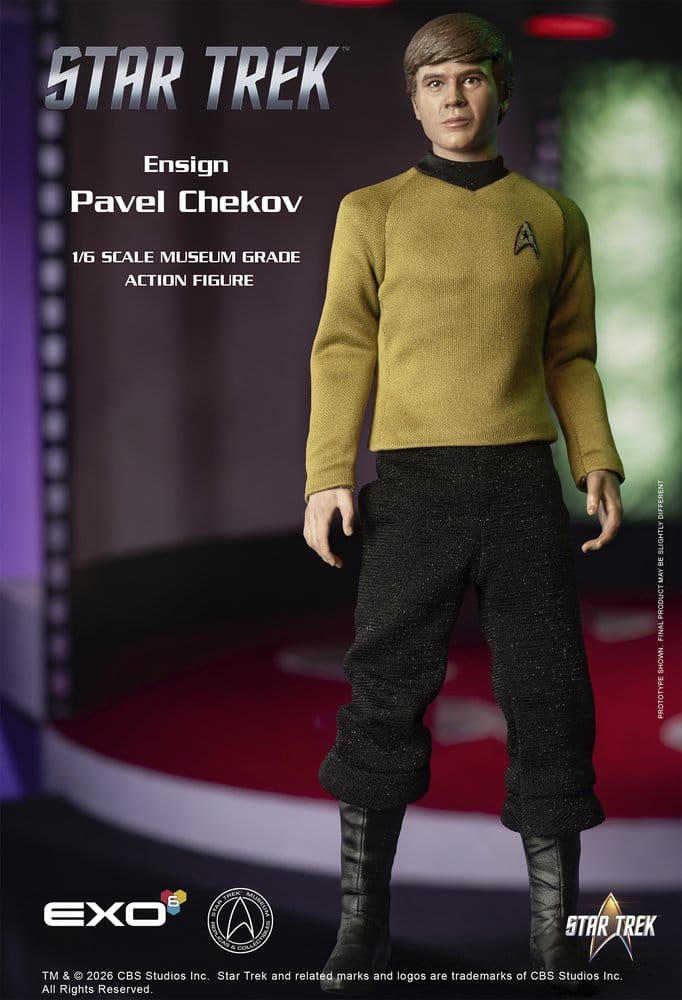 Star Trek: The Original Series Action Figure 1/6 Ensign Pavel Chekov 30 cm