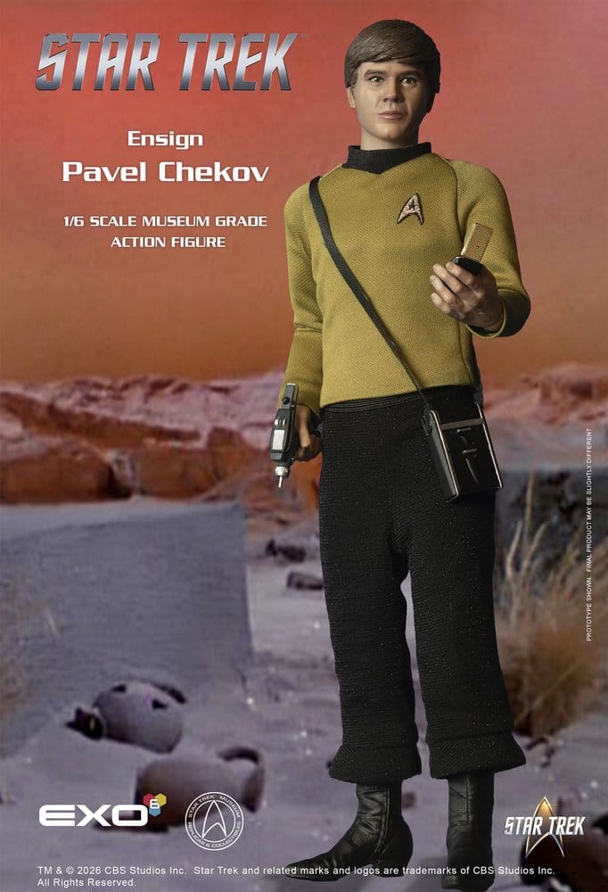 Star Trek: The Original Series Action Figure 1/6 Ensign Pavel Chekov 30 cm