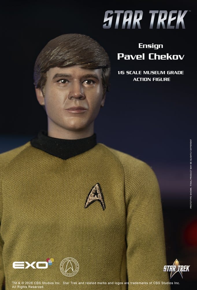 Star Trek: The Original Series Action Figure 1/6 Ensign Pavel Chekov 30 cm