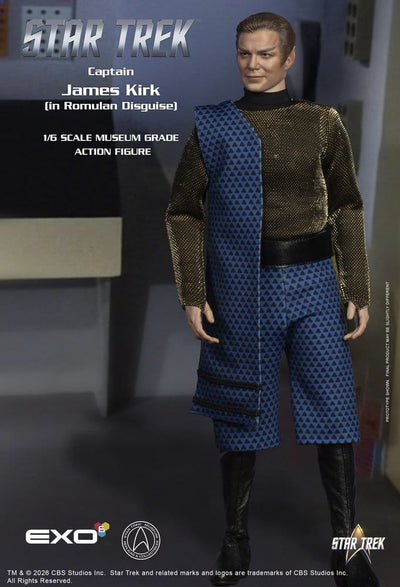 Star Trek: The Original Series Action Figure 1/6 Captain James T. Kirk (Romulan Disguise) 29 cm