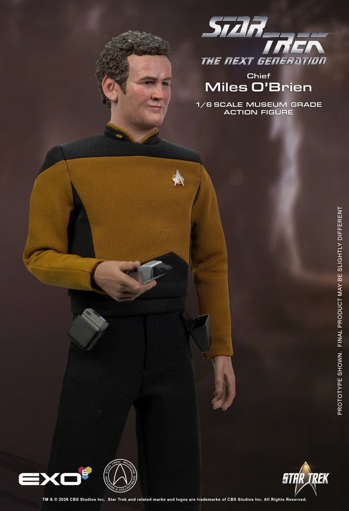 Star Trek: The Next Generation Action Figure 1/6 Chief Miles O'Brien Essential Version 30 cm