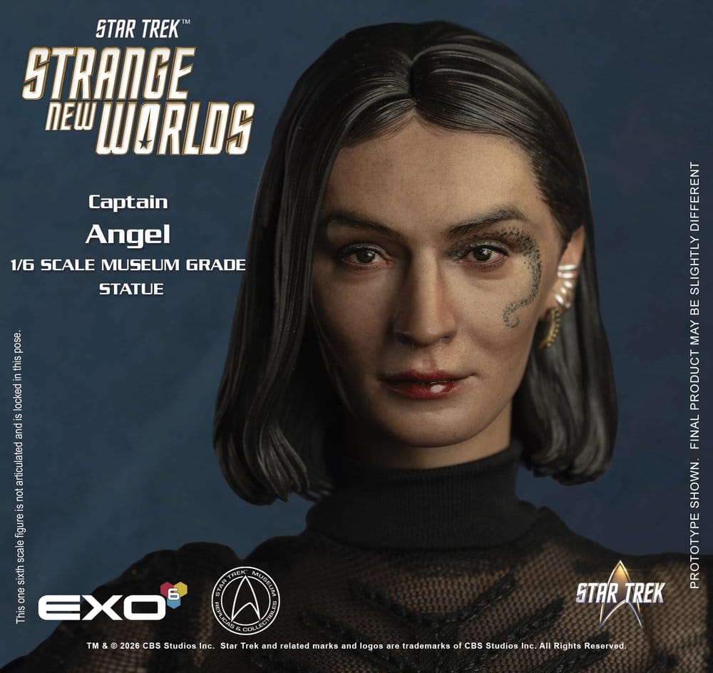 Star Trek: Strange New Worlds Mixed Media Figure 1/6 Captain Angel 28 cm