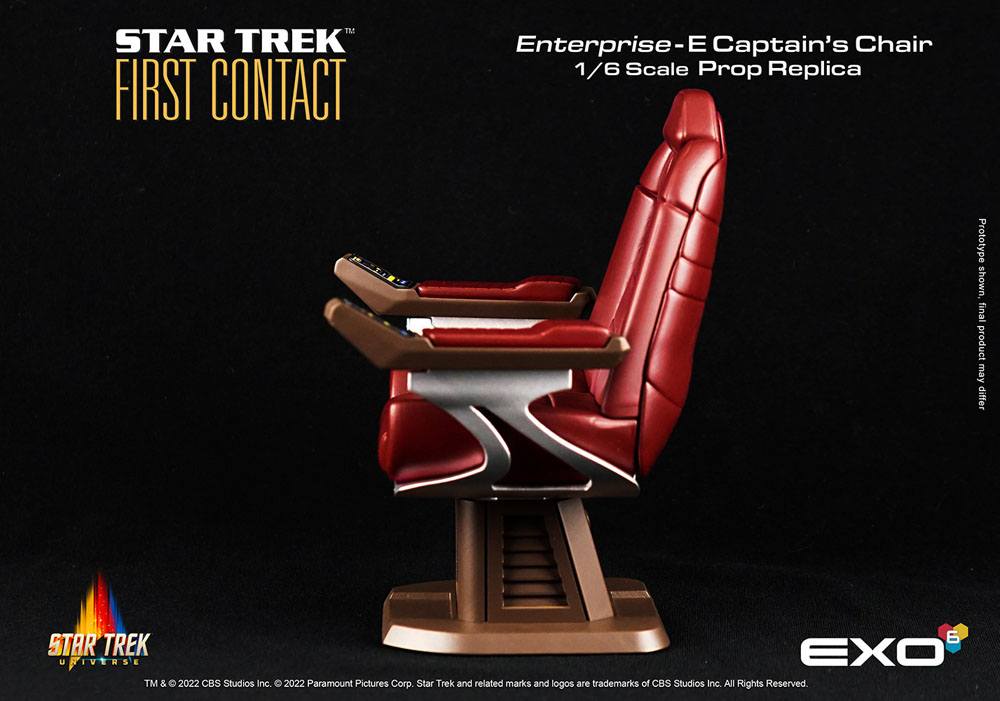 Star Trek: First Contact Replica 1/6 Enterprise-E Captain's Chair 15 cm