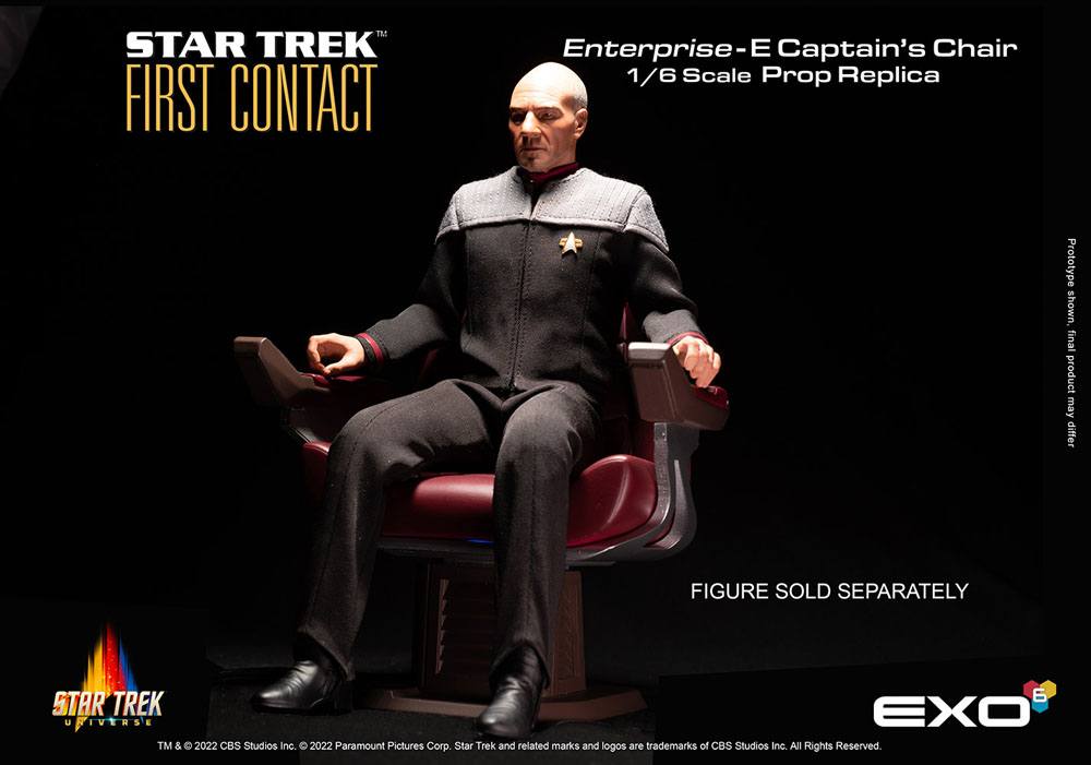 Star Trek: First Contact Replica 1/6 Enterprise-E Captain's Chair 15 cm