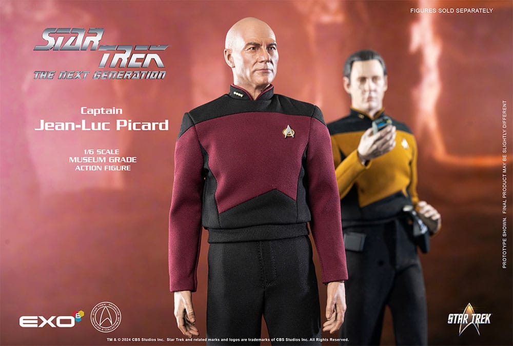 Star Trek: The Next Generation Action Figure 1/6 Captain Jean-Luc Picard (Essential Duty Uniform) 30 cm