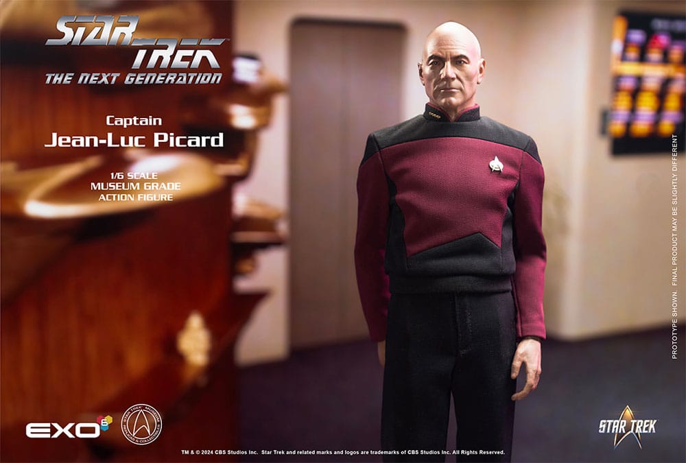 Star Trek: The Next Generation Action Figure 1/6 Captain Jean-Luc Picard (Essential Duty Uniform) 30 cm