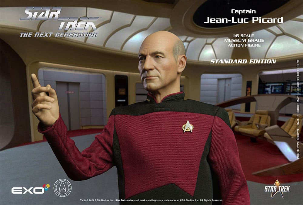 Star Trek: The Next Generation Action Figure 1/6 Captain Jean-Luc Picard 30 cm