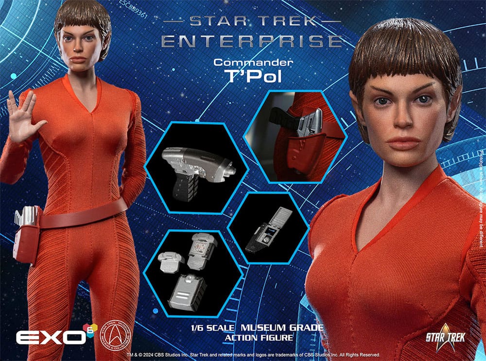 Star Trek: Enterprise Action Figure 1/6 Commander T'Pol 28 cm