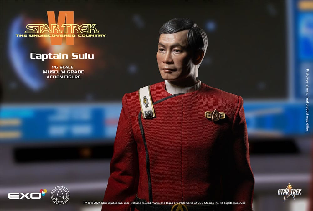 Star Trek VI: The Undiscovered Country Action Figure 1/6 Captain Hikaru Sulu28 cm